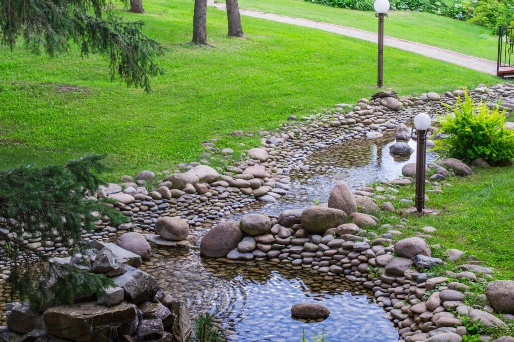 Decorative landscaping