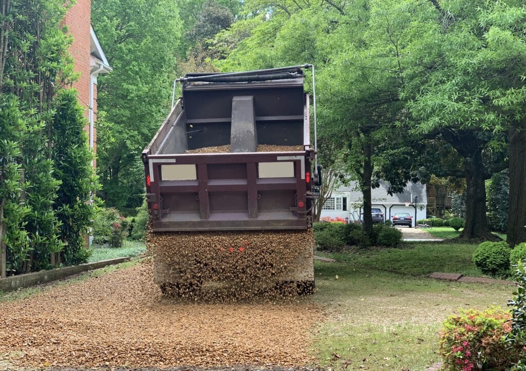 Dump truck delivery