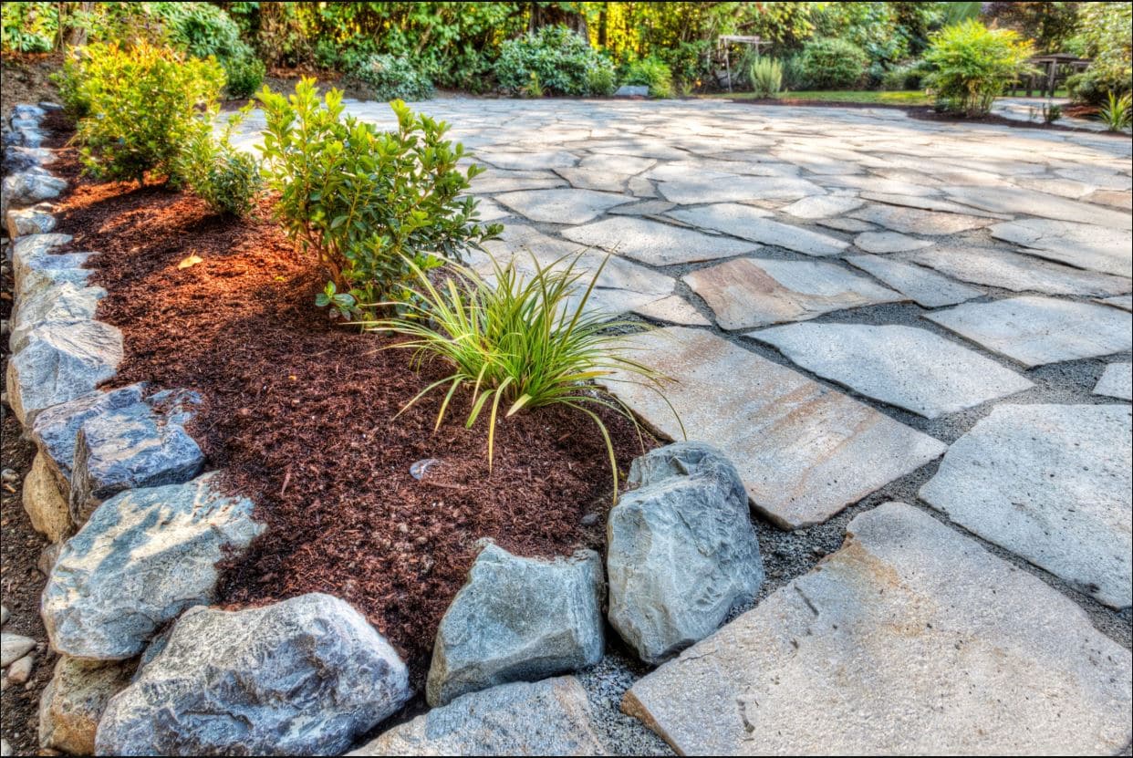 Flagstone Patio Installation