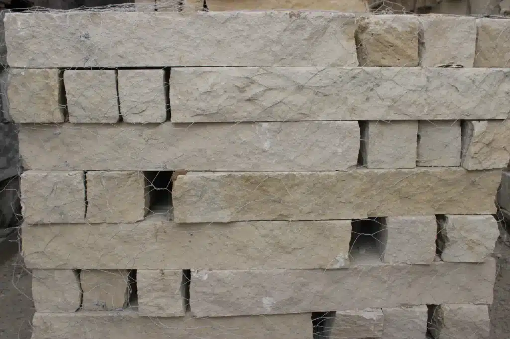 Lueder Buff stone slabs at JBS Express McKinney