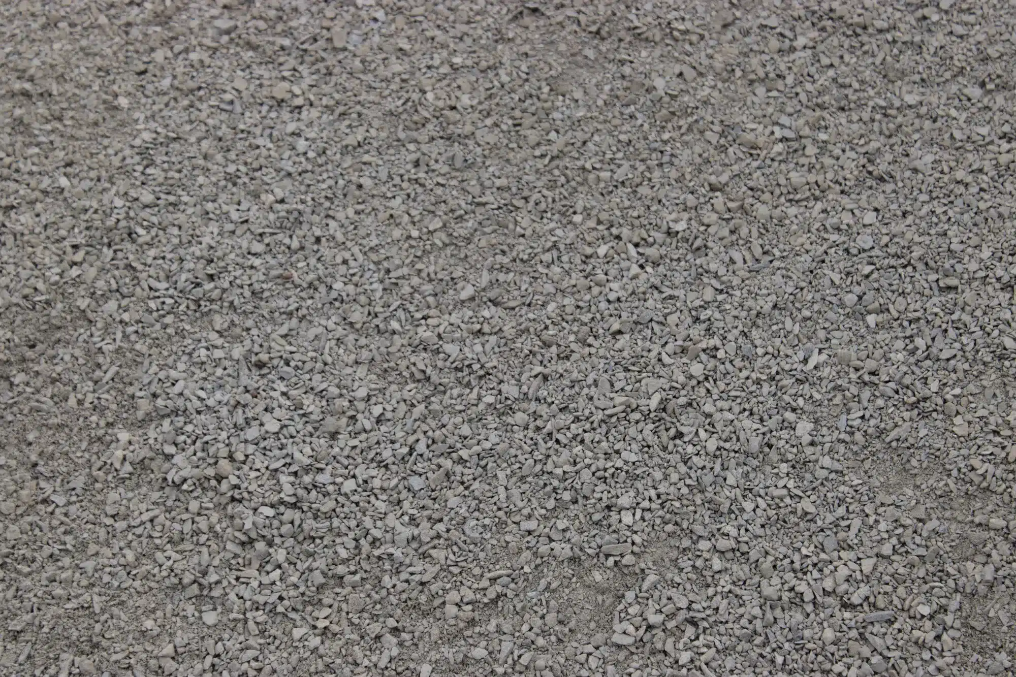 Limestone screenings pile at JBS Express McKinney