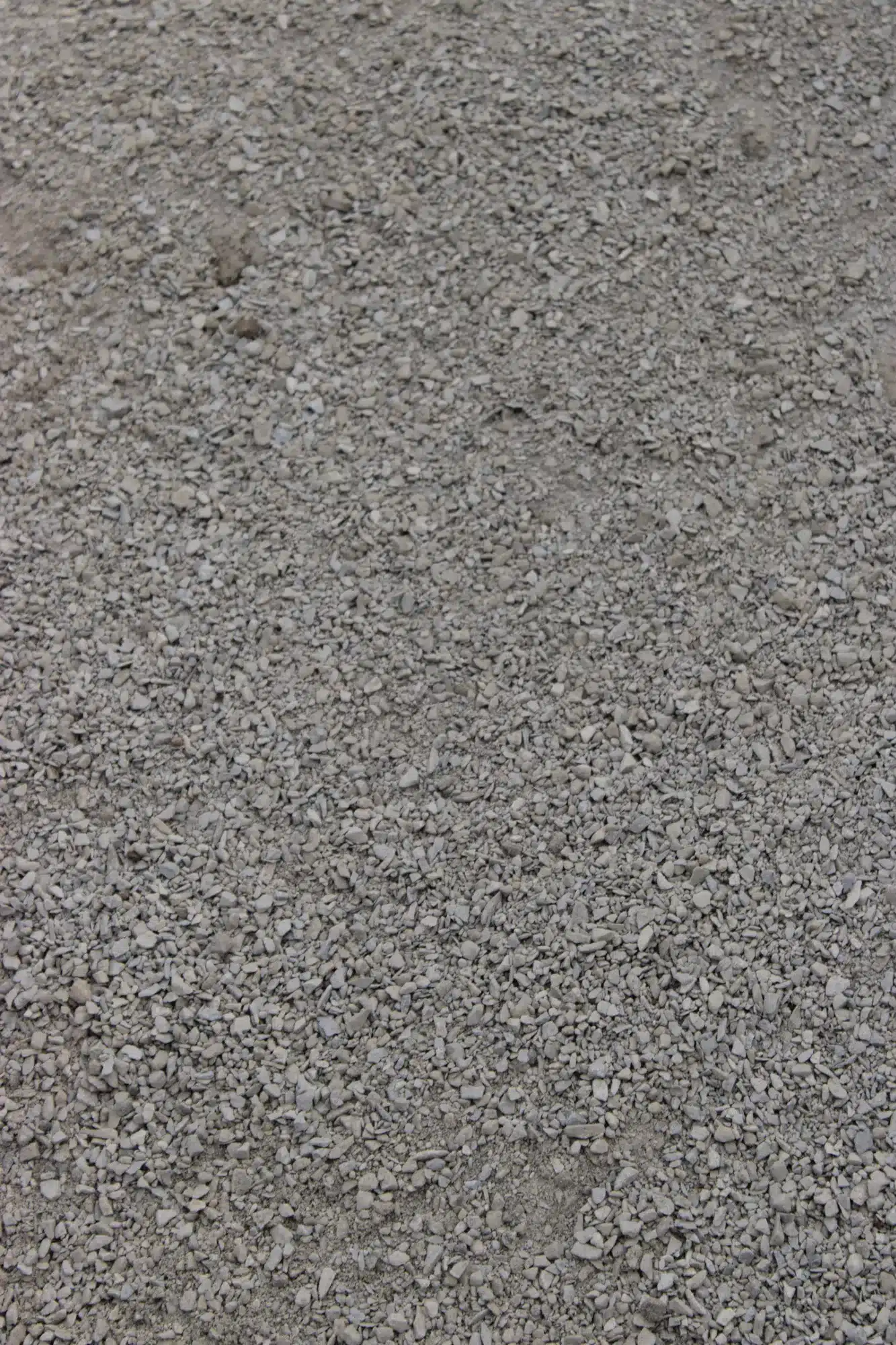 Limestone screenings pile at the JBS Express McKinney yard